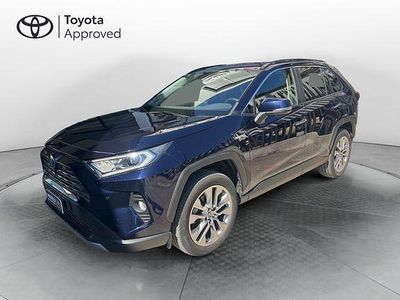 Usata Toyota RAV4 Hybrid Lounge 222 CV (163 kW) 2021 Blu SUV