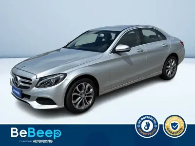 Usata Mercedes C180 156 CV (114 kW) 2016 Argento metallizzato Berlina