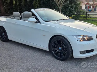 Begagnad BMW 325 Cabriolet Efficient Dynamics 197 HK (144 kW) 2008 Vit Cab