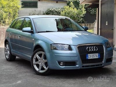Usata Audi A3 150 CV (110 kW) 2005 Blu Utilitaria