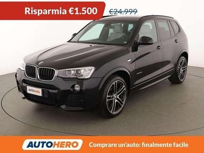 Usata BMW X3 Sport Line 190 CV (139 kW) 2017 Nero SUV