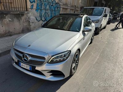 Usata Mercedes C220 194 CV (142 kW) 2018 Grigio Berlina