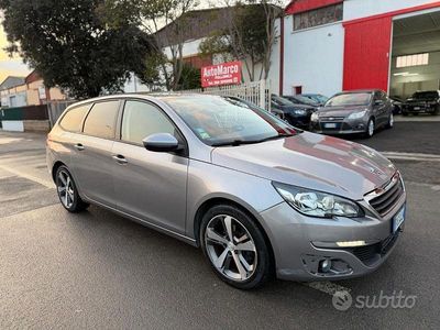 Usata Peugeot 308 GT-line 120 CV (88 kW) 2015 Grigio Station wagon