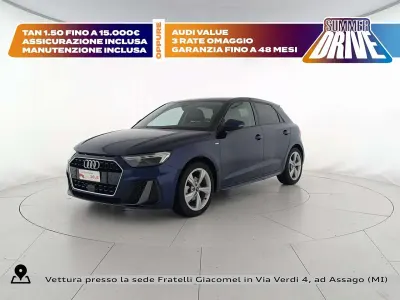 Usata Audi A1 Sportback S-Line 150 CV (110 kW) 2025 Blu navarra metallizzato nero mito metallizzato Utilitaria