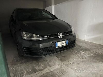 Usata VW Golf VII GTD 184 CV (135 kW) 2016 Blu/azzurro Berlina