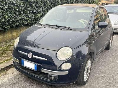 Usata Fiat 500C Lounge 101 CV (74 kW) 2009 Blu Cabrio