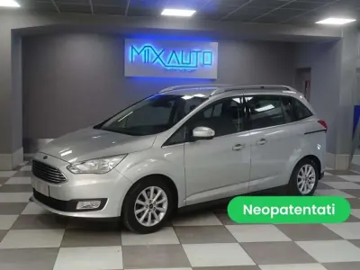 Usata Ford Grand C-Max Titanium 120 CV (88 kW) 2018 Argento metallizzato Monovolume