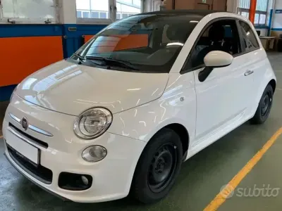 Usata Fiat 500 Sport 69 CV (50 kW) 2013 Bianco Cabrio
