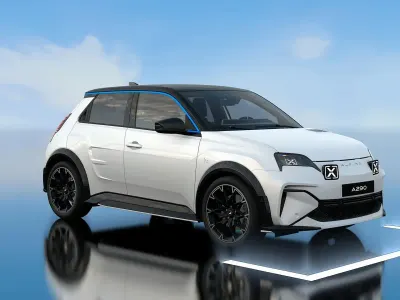 Nuova Alpine A290 130 kW (177 CV) 2026 Tinta bitono blanc nival / tetto noir p Utilitaria
