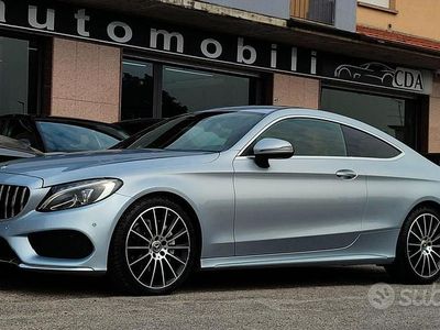 Usata Mercedes C220 Premium 170 CV (125 kW) 2017 Grigio Coupé