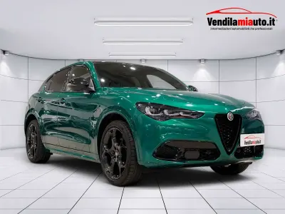 Usata Alfa Romeo Stelvio 209 CV (153 kW) 2024 Verde montreal tristrato SUV