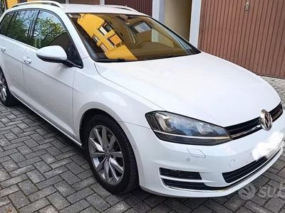 Usata VW Golf VII Highline 149 CV (109 kW) 2014 Bianco Berlina