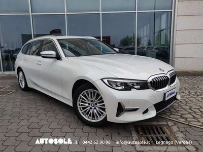 Usata BMW 318 Luxury Line 150 CV (110 kW) 2020 Bianco Station wagon