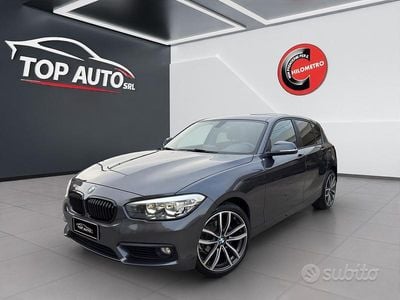 Usata BMW 116 Sport Line 116 CV (85 kW) 2016 Grigio Utilitaria