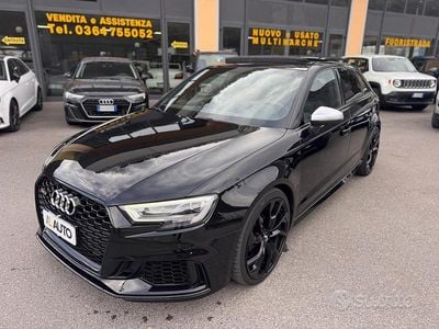 Usata Audi RS3 Ambiente 400 CV (294 kW) 2018 Nero Berlina
