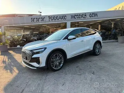 Usata Audi Q4 e-tron S-Line 77 kW (105 CV) 2022 Bianco SUV