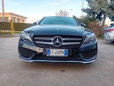 Usata Mercedes C220 Premium 170 CV (125 kW) 2014 Nero Berlina