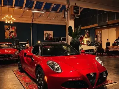 Usata Alfa Romeo 4C 240 CV (176 kW) 2016 Rosso Cabrio