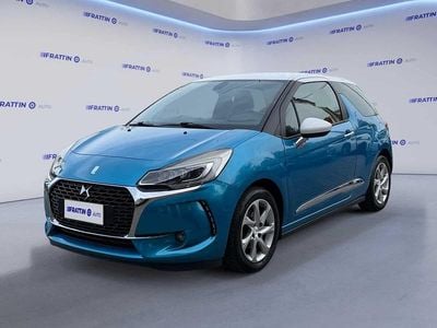 Usata DS Automobiles DS3 So Chic 75 CV (55 kW) 2017 Azzurro Utilitaria