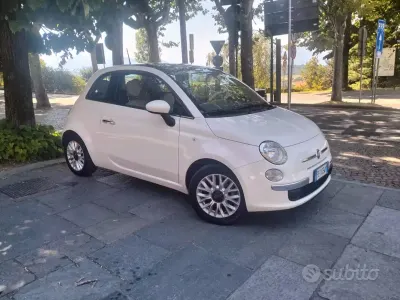 Usata Fiat 500 Lounge 95 CV (69 kW) 2016 Bianco Berlina