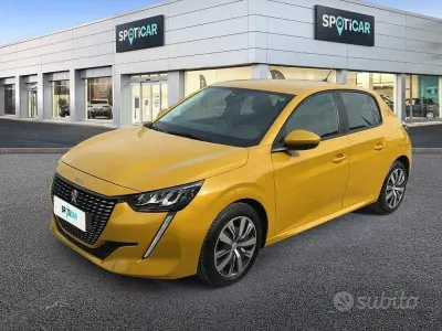 Usata Peugeot 208 Active 75 CV (55 kW) 2020 Giallo Utilitaria