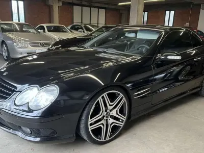 Usata Mercedes SL500 AMG 306 CV (225 kW) 2002 Nero Cabrio