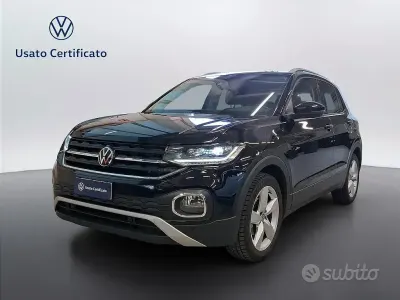 Usata VW T-Cross Advance 110 CV (80 kW) 2023 Deep black perlato SUV
