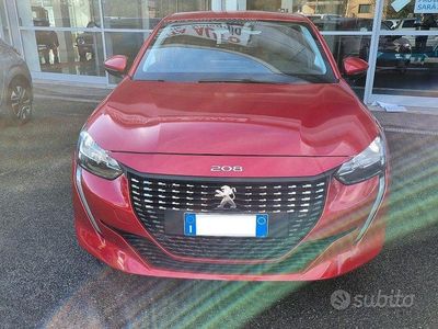 Usata Peugeot 208 Allure 102 CV (75 kW) 2020 Rosso Utilitaria