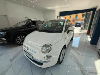 Usata Fiat 500 Lounge 95 CV (69 kW) 2010 Bianco Berlina