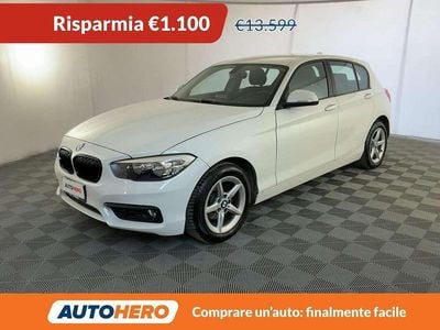 Usata BMW 116 110 CV (80 kW) 2015 Bianco Utilitaria
