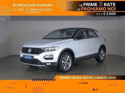 Usata VW T-Roc Style 150 CV (110 kW) 2019 White silver metallizzato SUV