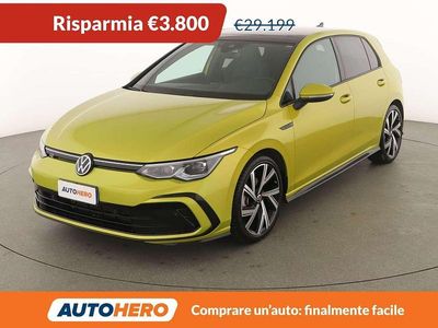 Usata VW Golf VIII R-line 150 CV (110 kW) 2021 Giallo Berlina