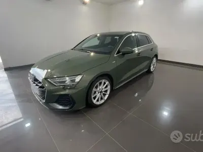 Usata Audi A3 150 CV (110 kW) 2025 Verde Berlina