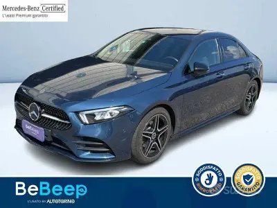Usata Mercedes A180 Premium 136 CV (100 kW) 2022 Bluazzurro Berlina