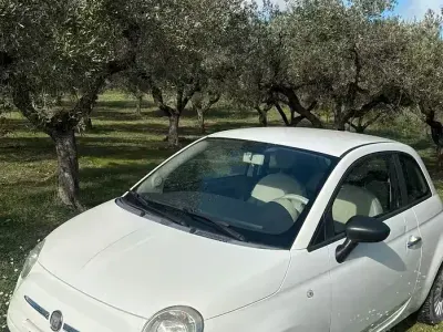 Usata Fiat 500 69 CV (50 kW) 2009 Bianco Cabrio