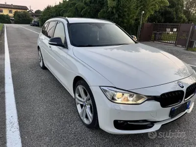 Usata BMW 320 Sport Line 184 CV (135 kW) 2014 Bianco Station wagon