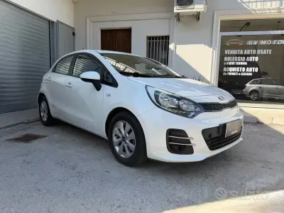 Begagnad Kia Rio 75 HK (55 kW) 2017 Vit Sedan