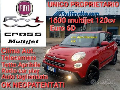Usata Fiat 500L Cross 120 CV (88 kW) 2021 Rosso Monovolume
