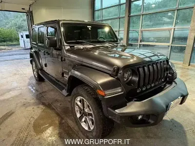 Usata Jeep Wrangler Unlimited Sahara 200 CV (147 kW) 2018 Grigio SUV