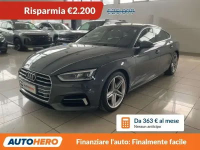 Usata Audi A5 Sport 190 CV (139 kW) 2019 Grigio Coupé