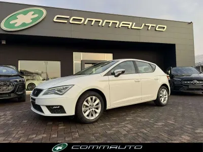 Usata Seat Leon XCELLENCE 116 CV (85 kW) 2018 Bianco Berlina
