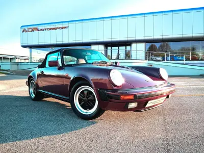 Usata Porsche 911 Carrera Cabriolet 231 CV (169 kW) 1984 Rosso Cabrio