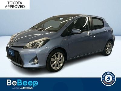 Usata Toyota Yaris Hybrid Style 100 CV (73 kW) 2012 Azzurro metallizzato Berlina