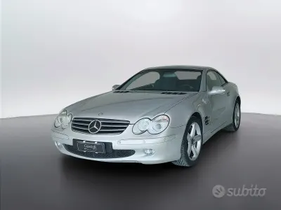Usata Mercedes SL600 500 CV (367 kW) 2003 Argento Cabrio