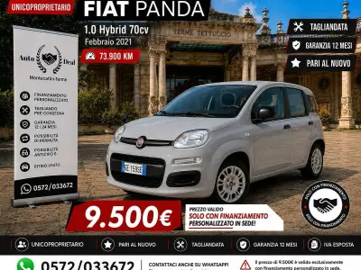 Usata Fiat Panda 69 CV (50 kW) 2021 Grigio Utilitaria