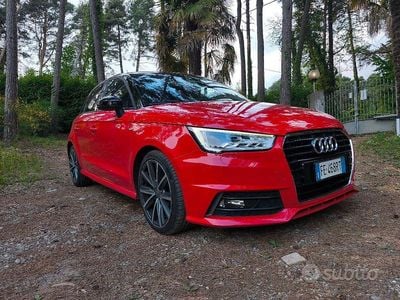 Usata Audi A1 S-Line 95 CV (69 kW) 2016 Rosso Utilitaria