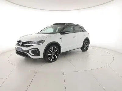 Usata VW T-Roc R-line 150 CV (110 kW) 2022 Pure white deep black perlato SUV