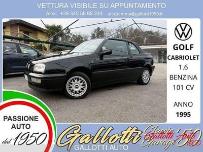 Usata VW Golf Cabriolet 101 CV (74 kW) 1995 Nero Cabrio