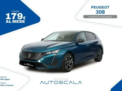 Usata Peugeot 308 Allure 131 CV (96 kW) 2024 Blu ingaro Berlina