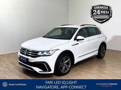 Usata VW Tiguan R-line 150 CV (110 kW) 2022 Pure white SUV